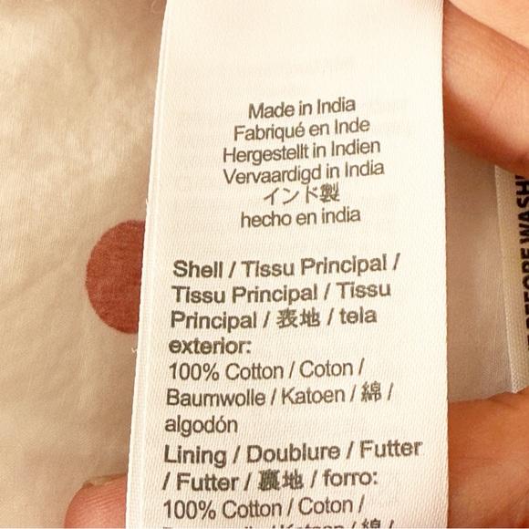 J. Crew White Puff Sleeve Wrap Dress Size S Pink Polka Dots Coquette Modest Cute - Picture 9 of 10